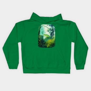 Rainforest Lights and Shadows Kids Hoodie